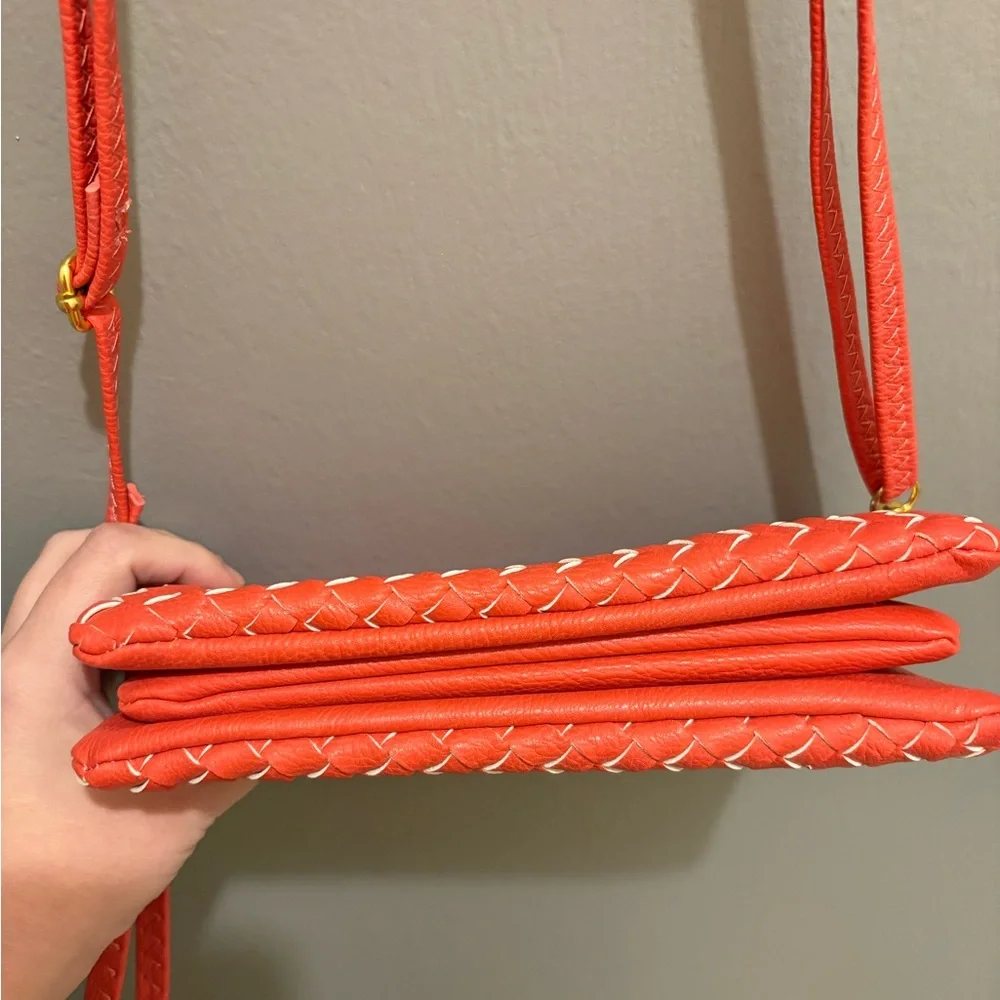 Elegant Coral Crossbody Bag